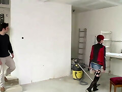 Kurz die neue Goth Nachbarin gefickt Kurz die neue Goth Nachbarin gefickt