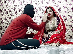 Indian Suhagraat Lovemaking_First Night of Wedding Romantic Fuck-fest with Hindi Voice