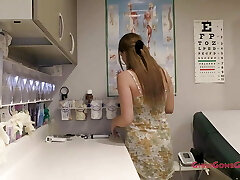 Preggo Hotties Nova Maverick & Ashley Grace Get A Vibing Exam in Doc Tampa's Office , At GirlsGoneGynoCom