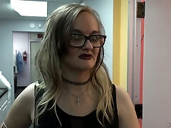 Mature ugly wrinkled blonde hooker gets brutally humped from behind