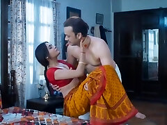 Wife homemade sex very sizzling red saree full romance boink mastram web series
