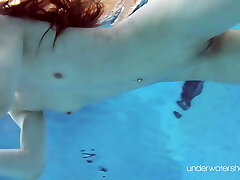 Roxalana Cheh fabulous redhead underwater