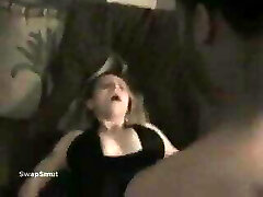 Bull Punishes the White Wifey