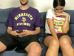 Step Sister Spotted Step Brothers Big Manhood Through Shorts And Couldn't Fight Back! Mutual Handjob Orgasm Step Sister Spotted Step Brothers Big Manhood Through Shorts And Couldn't Fight Back! Mutual Handjob Orgasm