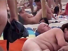 Stripped Beach - Nasty Couples Public Exhiibitions