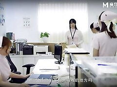 MD0180 - Creepy Physician Convinces Two Young Asian Medicals Intern to Fuck to Get Ahead - Three-way Sex MD0180 - Creepy Physician Convinces Two Young Asian Medicals Intern to Fuck to Get Ahead - Three-way Sex