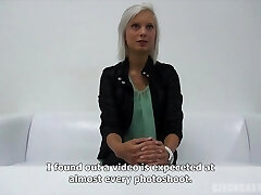 Glorious shy amateur let stranger to massage her body Glorious shy amateur let stranger to massage her body