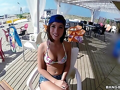 Cute chick Tina Hot takes currency to have outdoors fuck-fest with a stranger Cute chick Tina Hot takes currency to have outdoors fuck-fest with a stranger