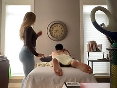Legit FrenchxRussian Intern RMT Tempted By Monster Asian Cock 1st Appointment