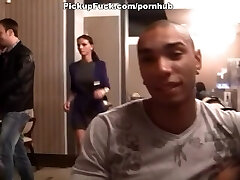 Boobed brunette met and fucked her Boobed brunette met and fucked her