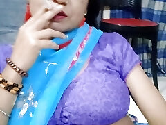 Desi bhabhi gulp alcohol and smoke cigarette, and enjoy sex,hot pussy, boobs,nippal, clit.