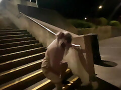 Cracky the street girl finaly gets to suck cock