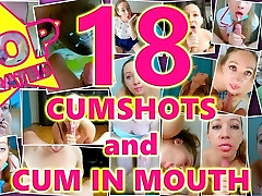 Best of Amateur Cum In Mouth Compilation! Huge Numerous Cumshots and Oral Creampies! Vol. 1