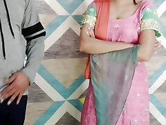 PunjabiMomsTeachSex - step Mom And stepSon Share Bed And Fuck in Hindi audio 4k Messy chat