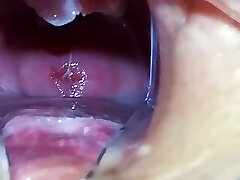 Medical observation of a cock-squeezing pussy