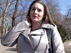 GERMAN SCOUT - CURVY Schoolgirl PICKUP AND FUCK FOR CASH