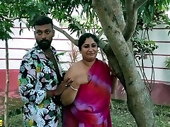 Indian Beautiful Maid Hot Sex At Open Garden!! Viral Hookup