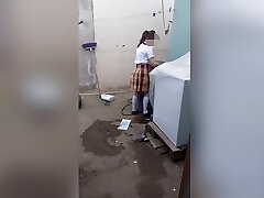 I find my daughter home alone washing her panties, perverted stepparent