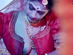 Desi Super-cute 18+ Girl Very 1st wedding night with her spouse and Hardcore sex ( Hindi Audio )