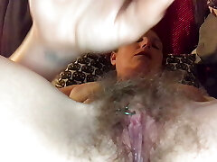 Super squirting during my very first muff play back on British soil