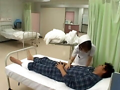 अद्भुत जापानी Nozomi Osawa, माह Kanzaki, तेंदुआ सूट में सींग का बना हुआ नर्स, , JAV वीडियो