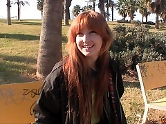 Bold public blowjob and magnificent sex with a redheaded sweetheart