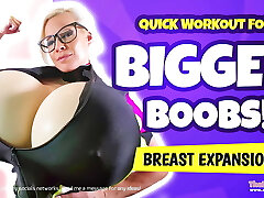 Quick workout for thicker boobs! Breast Expansion