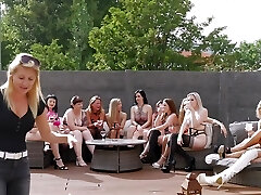 15 girls only fuck-fest gives you a horny lesbian party