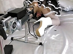 Multiply SHEMALE CHASTITY SISSYGASM W/O Orgasm - Anal sex machine climax - Model Veronica Taboo