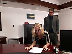 Nicole tears up in office