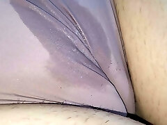 I spit and Rub Amazing Cameltoe Pussy of My Mate's Wife