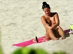 Topless Beach Hotty with belt Gran Canaria