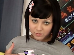 Adorable plump teen Lubah is lucky to have a big beef whistle in her mouth and twat Adorable plump teen Lubah is lucky to have a big beef whistle in her mouth and twat