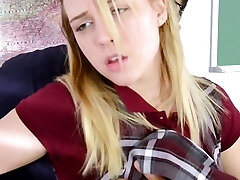 Teen Schoolgirl Cali Sparks Gets Dicked in Detention