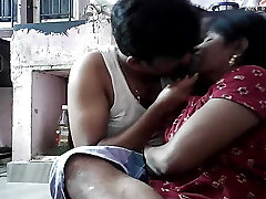 Indian hot house wifey kissing and boobs pressing Indian hot house wifey kissing and boobs pressing