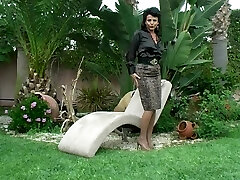 Cougar in the garden