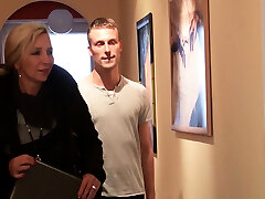 Young Guy Tempt German Mature Bi jenny to Fuck at Work Young Guy Tempt German Mature Bi jenny to Fuck at Work