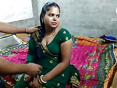 Brother-in-law stripped and fucked hot step-sister-in-law India porn video