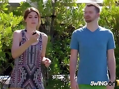 Teenie Swinger Couple Signs Contract - College-aged Years Teenie Swinger Couple Signs Contract - College-aged Years