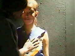 Black fellow with a big cock gets head from hot cheerleader then fucks