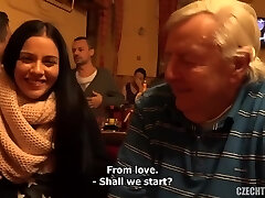 Young Czech slut tears up old grandpa!