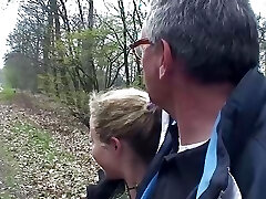 Wild German babe gets nailed by two loaded meatpipes at the same time Wild German babe gets nailed by two loaded meatpipes at the same time