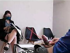 I pull out my cock in the doc'_s waiting apartment ... it'_s hot