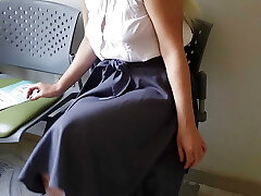 Assistant Is Showered With Pee In The Bathroom Of A Dental Office