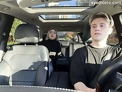 Paid for a taxi with a blowjob - in the car - outdoor Paid for a taxi with a blowjob - in the car - outdoor
