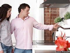 Babe with the curly hair in the voluptuous beaver penetration action Babe with the curly hair in the voluptuous beaver penetration action