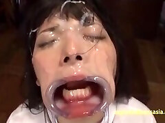 Jav Idol Ai Gets Extreme Deep Throat Mouth Brace Bukkake Then Piss In Mouth
