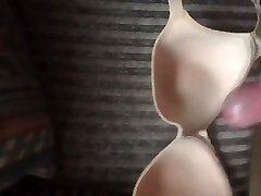 G-string and bra wank G-string and bra wank