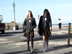 Blonde kneaded on-bus by asian Blonde kneaded on-bus by asian