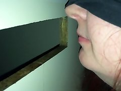 Wifey Sucks Cock Gets Tits deep throated And Cum Facial at Gloryhole